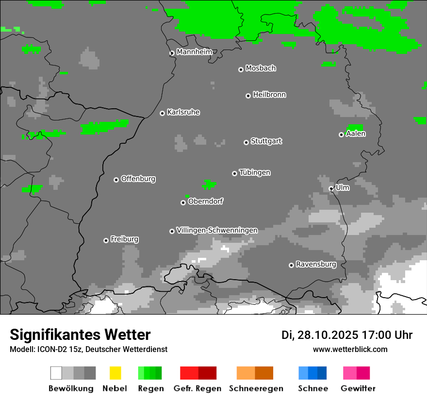 Modellkarten Signifikantes Wetter Modellkarten Signifikantes Wetter