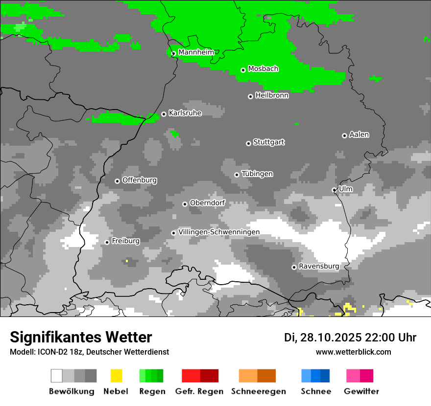 Modellkarten Signifikantes Wetter Modellkarten Signifikantes Wetter