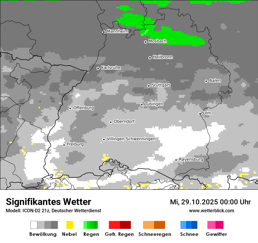 Modellkarten Signifikantes Wetter Modellkarten Signifikantes Wetter