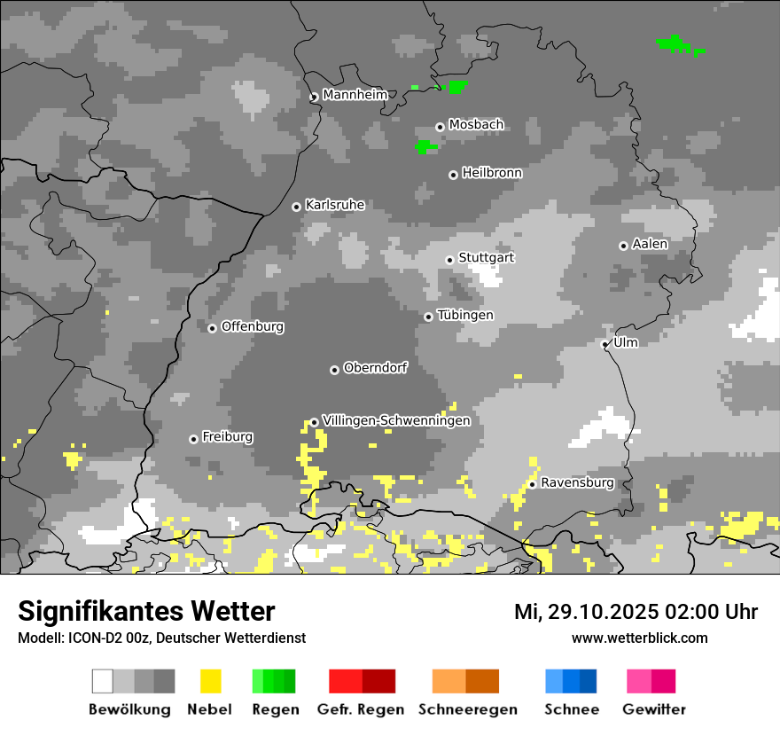 Modellkarten Signifikantes Wetter Modellkarten Signifikantes Wetter