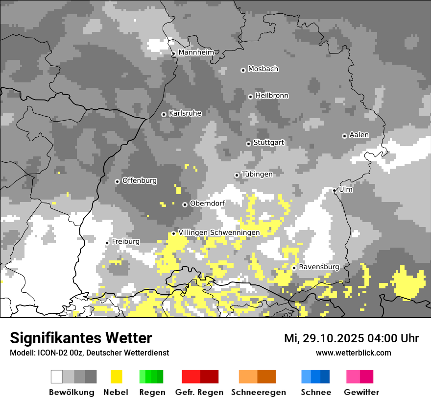 Modellkarten Signifikantes Wetter Modellkarten Signifikantes Wetter