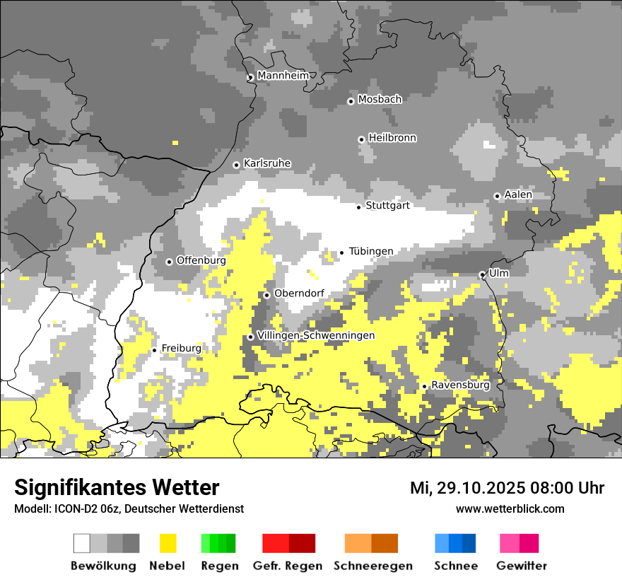 Modellkarten Signifikantes Wetter Modellkarten Signifikantes Wetter
