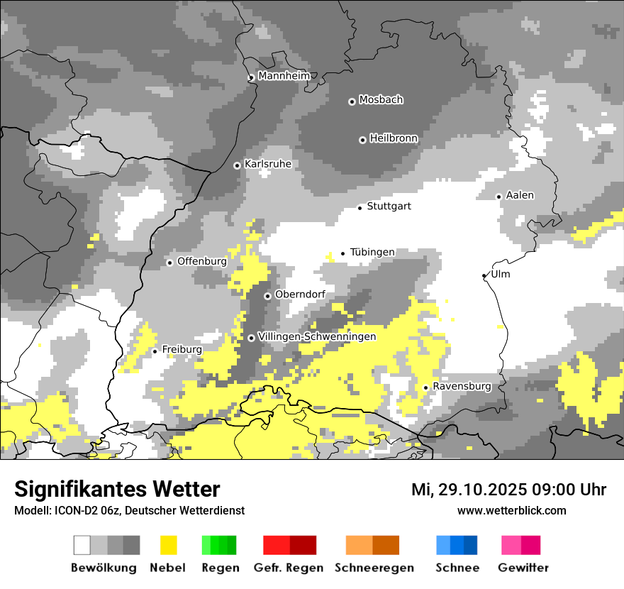 Modellkarten Signifikantes Wetter Modellkarten Signifikantes Wetter