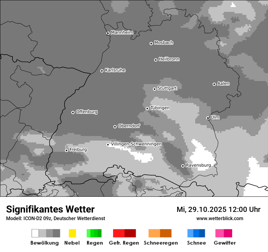 Modellkarten Signifikantes Wetter Modellkarten Signifikantes Wetter
