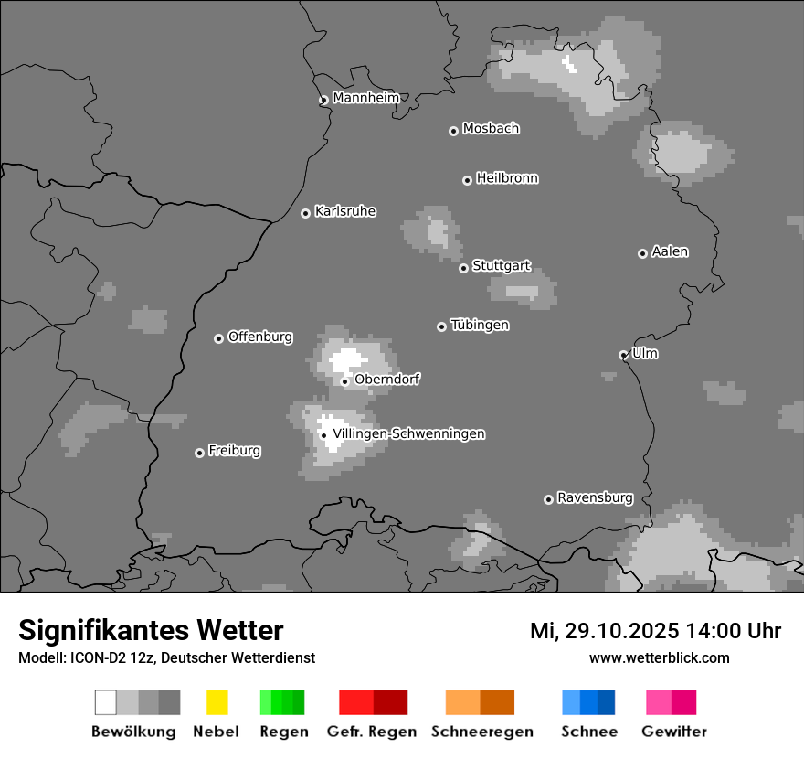 Modellkarten Signifikantes Wetter Modellkarten Signifikantes Wetter