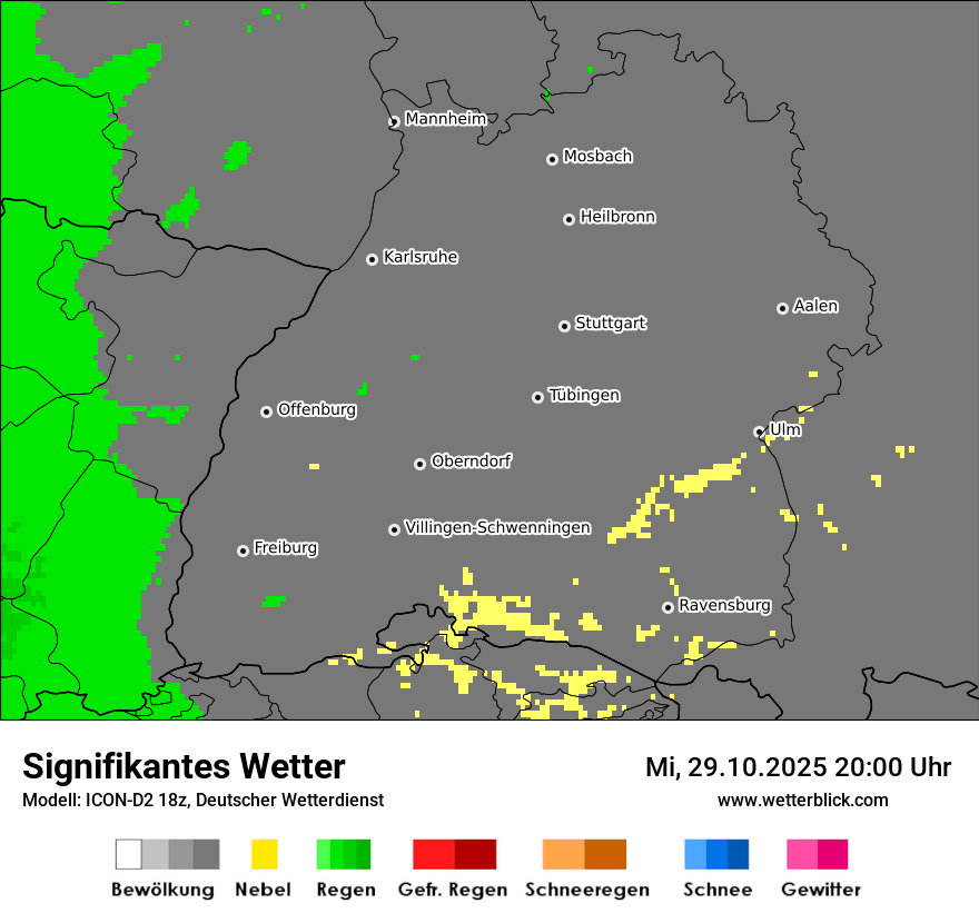 Modellkarten Signifikantes Wetter Modellkarten Signifikantes Wetter