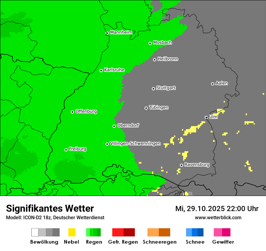 Modellkarten Signifikantes Wetter Modellkarten Signifikantes Wetter