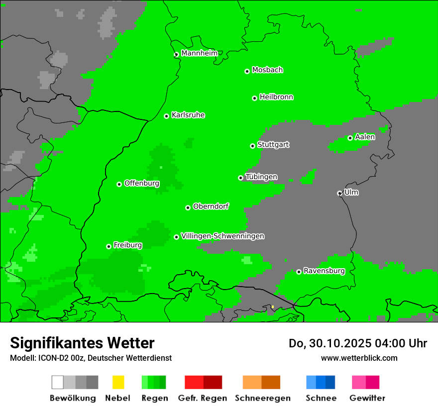 Modellkarten Signifikantes Wetter Modellkarten Signifikantes Wetter