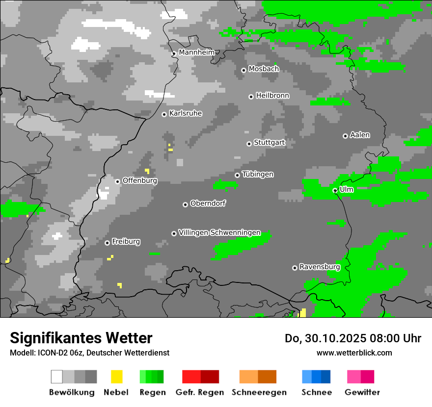 Modellkarten Signifikantes Wetter Modellkarten Signifikantes Wetter
