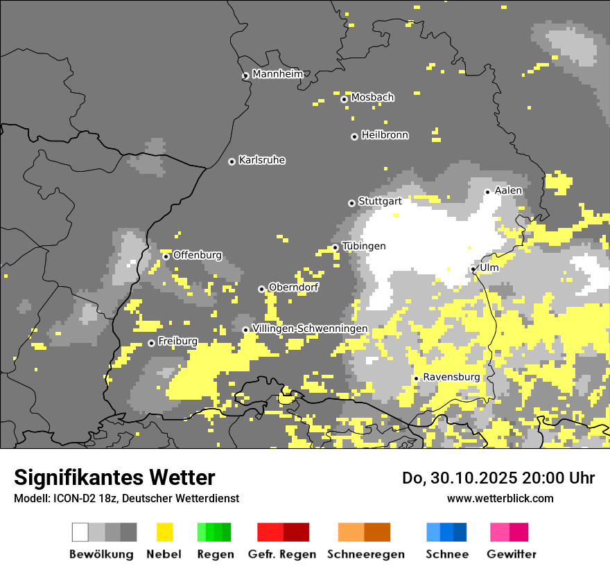 Modellkarten Signifikantes Wetter Modellkarten Signifikantes Wetter