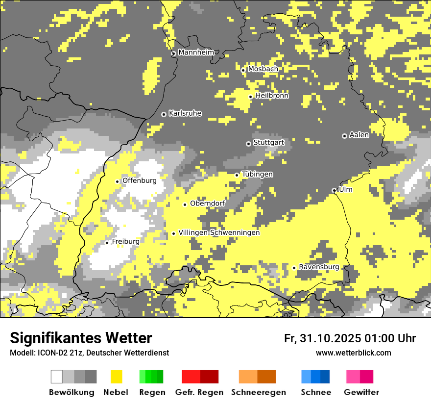 Modellkarten Signifikantes Wetter Modellkarten Signifikantes Wetter