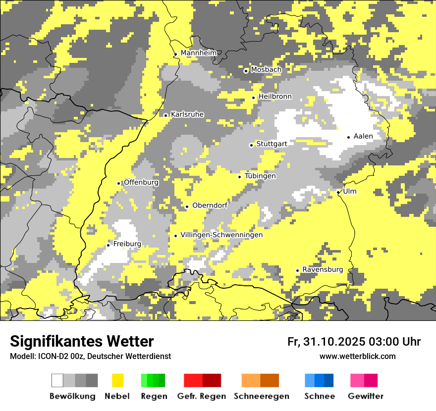 Modellkarten Signifikantes Wetter Modellkarten Signifikantes Wetter