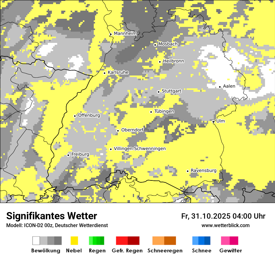 Modellkarten Signifikantes Wetter Modellkarten Signifikantes Wetter