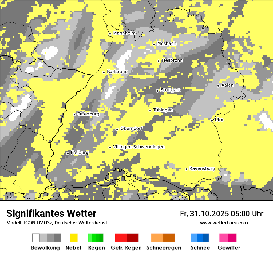 Modellkarten Signifikantes Wetter Modellkarten Signifikantes Wetter