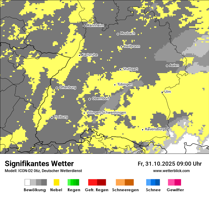 Modellkarten Signifikantes Wetter Modellkarten Signifikantes Wetter