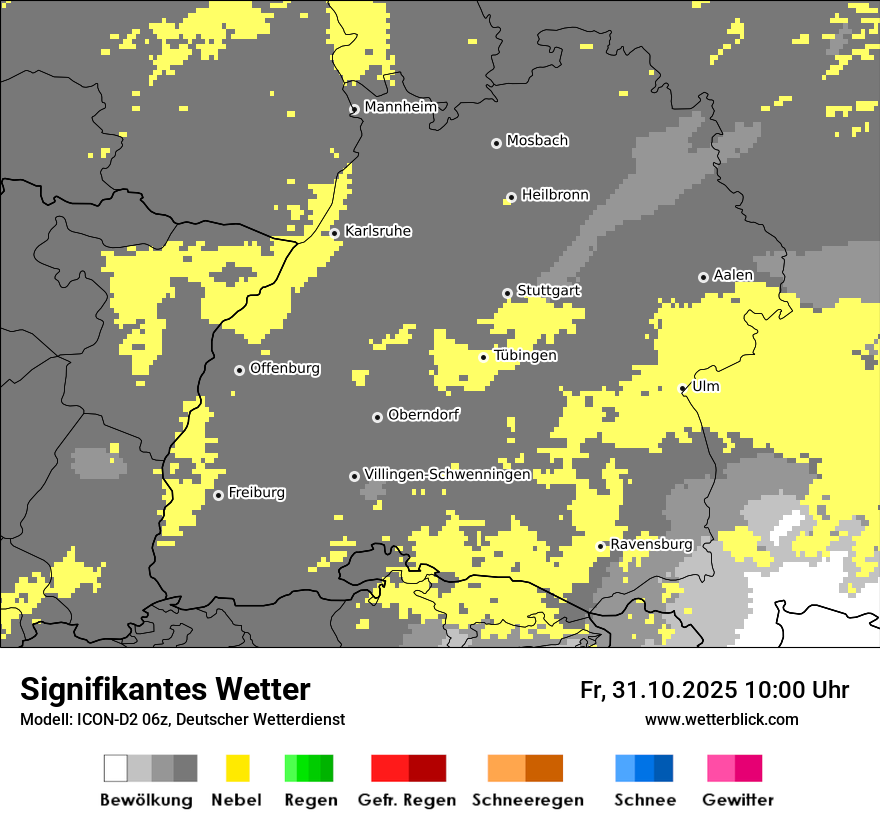 Modellkarten Signifikantes Wetter Modellkarten Signifikantes Wetter