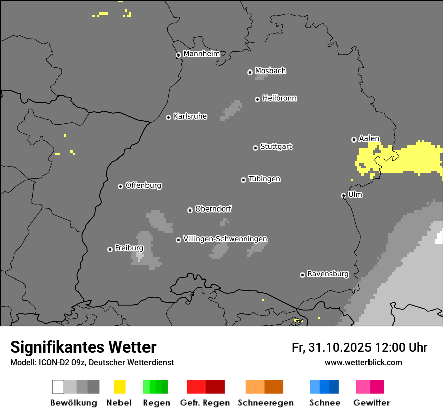 Modellkarten Signifikantes Wetter Modellkarten Signifikantes Wetter