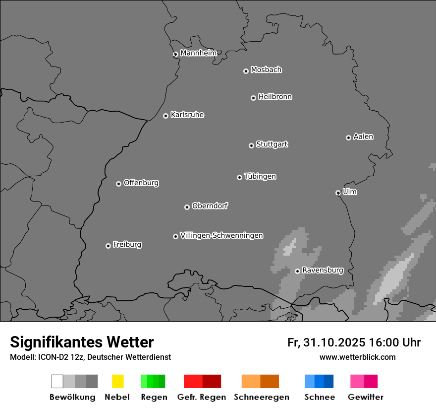 Modellkarten Signifikantes Wetter Modellkarten Signifikantes Wetter