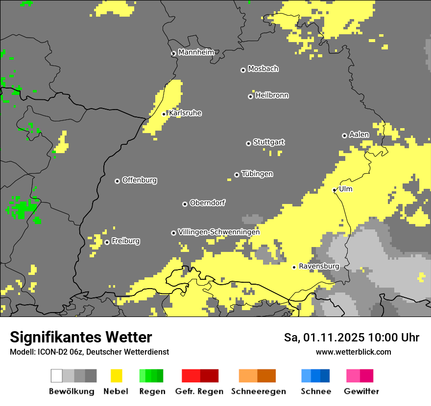 Modellkarten Signifikantes Wetter Modellkarten Signifikantes Wetter
