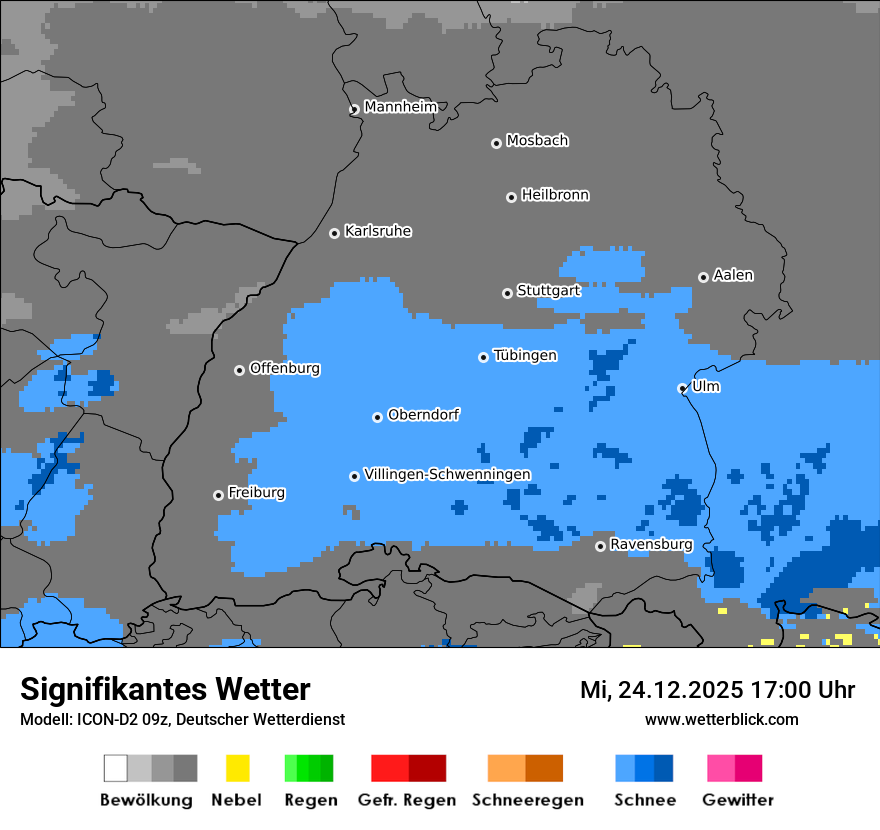 Modellkarten Signifikantes Wetter