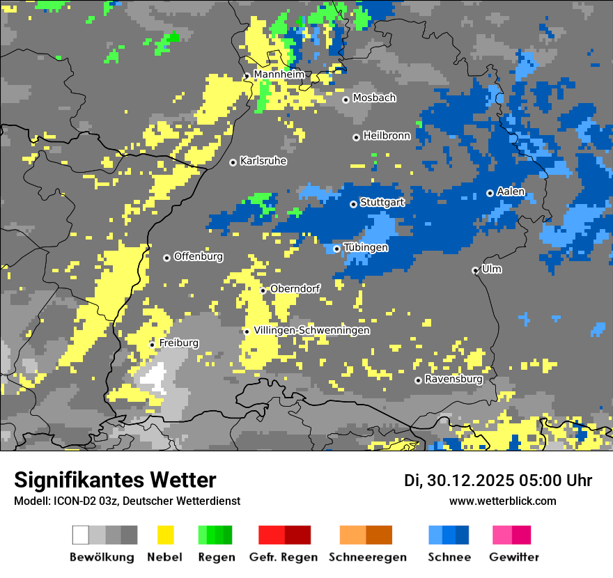 Modellkarten Signifikantes Wetter