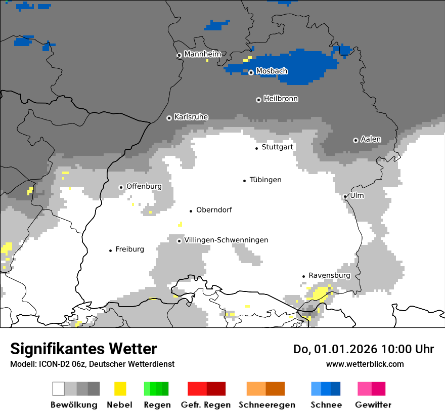 Modellkarten Signifikantes Wetter