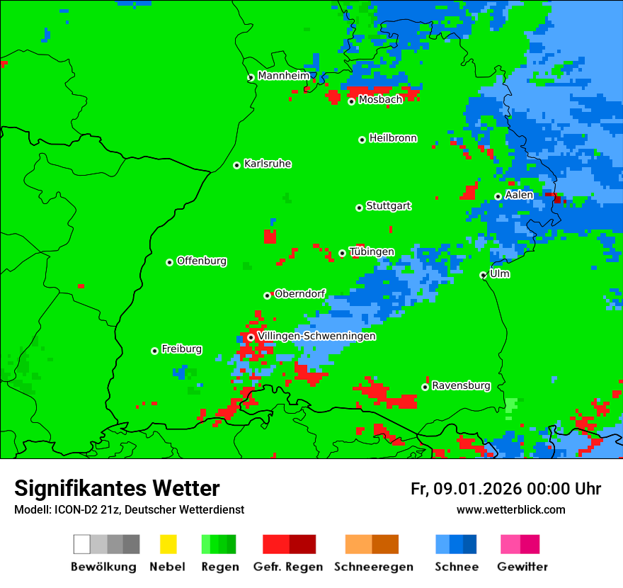 Signifikantes Wetter