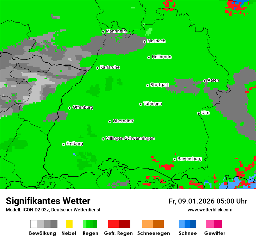 Signifikantes Wetter
