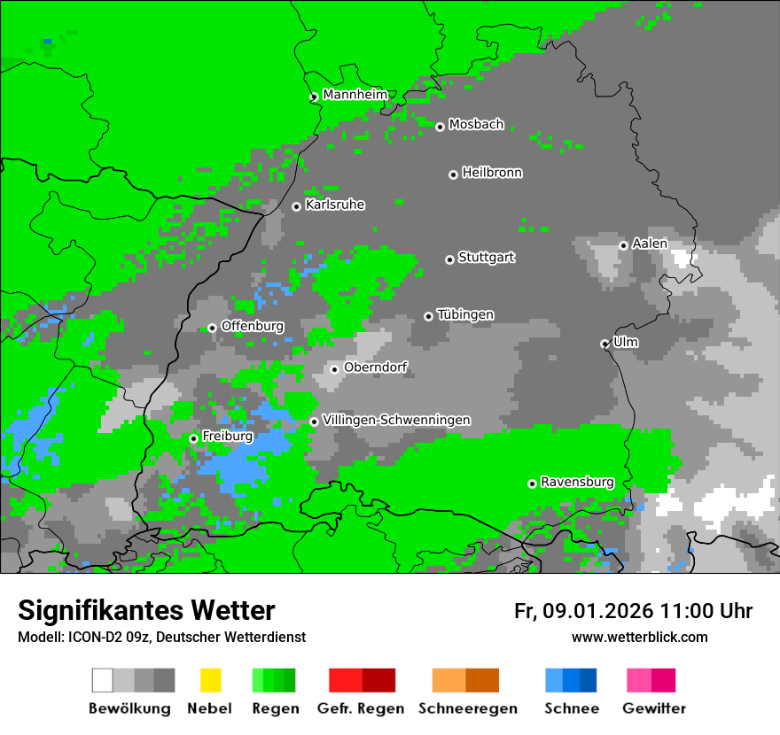 Signifikantes Wetter
