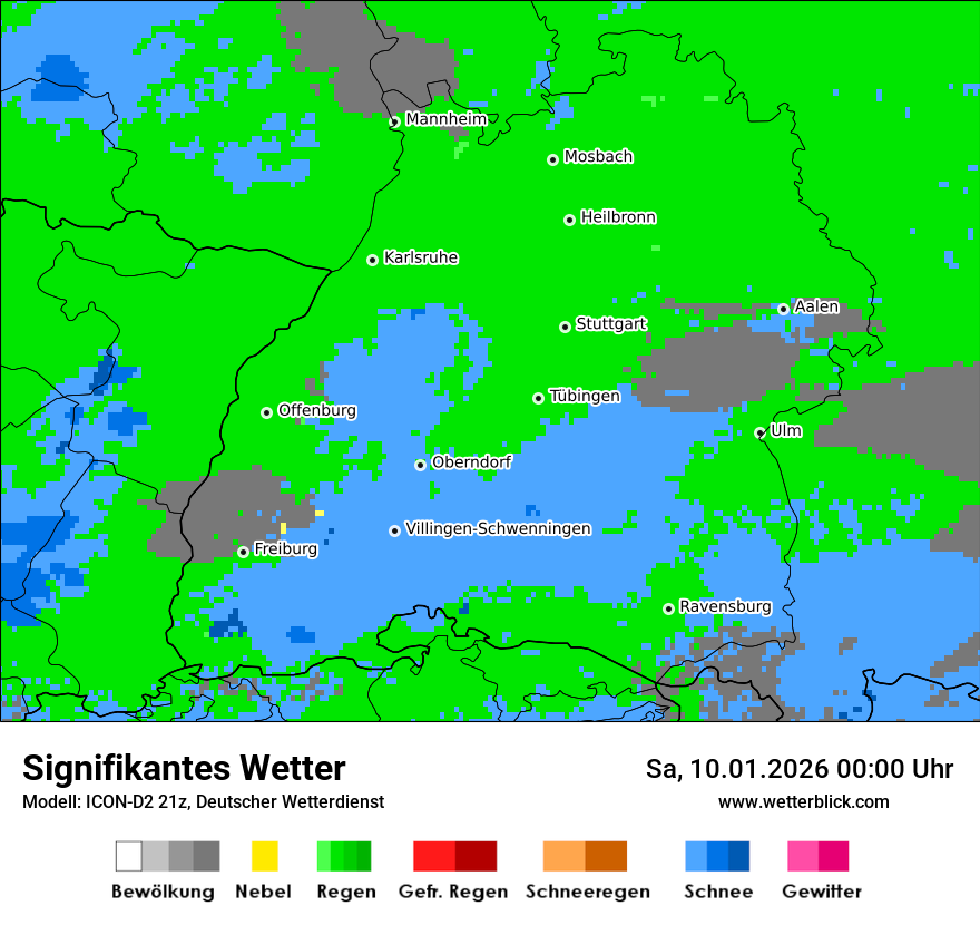 Signifikantes Wetter