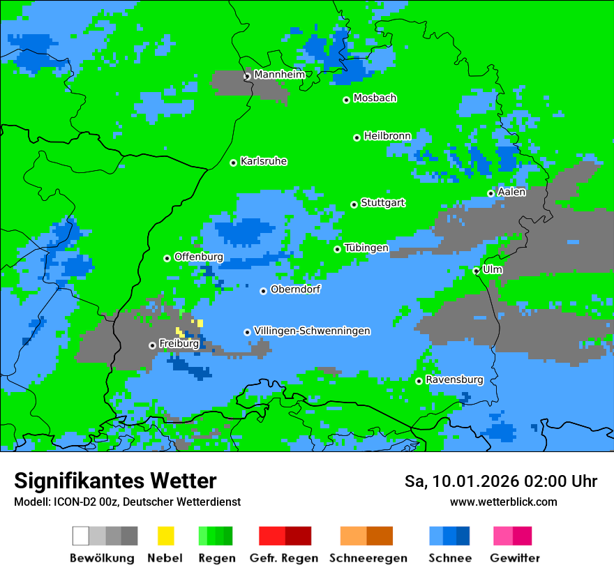 Signifikantes Wetter