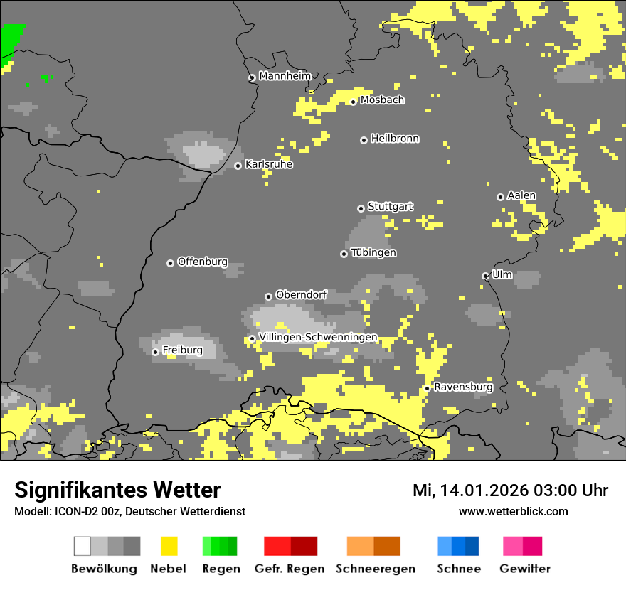 Signifikantes Wetter