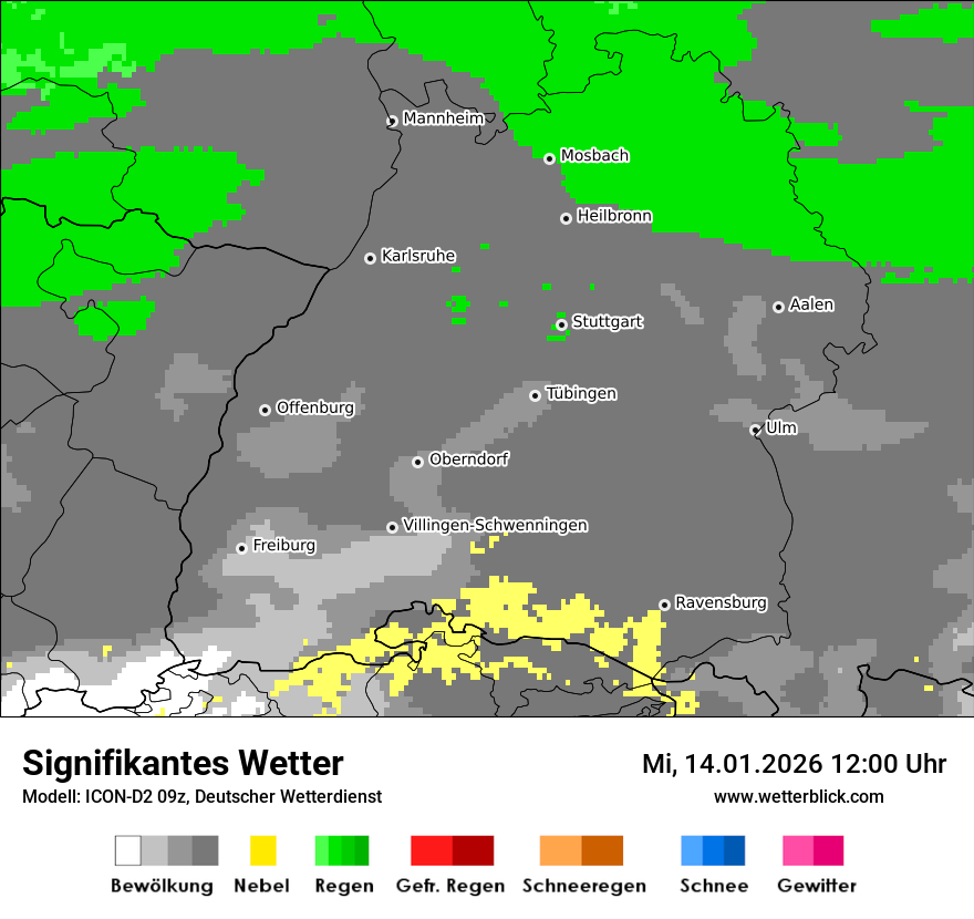Signifikantes Wetter