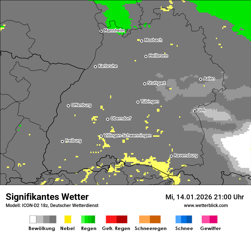 Signifikantes Wetter