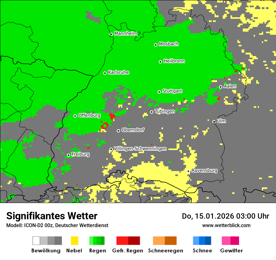 Signifikantes Wetter