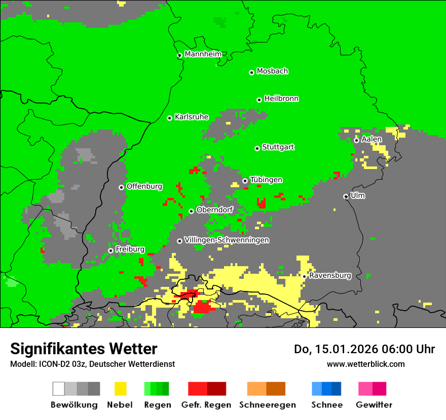 Signifikantes Wetter