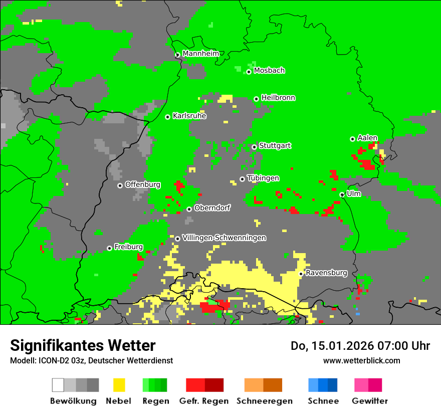 Signifikantes Wetter