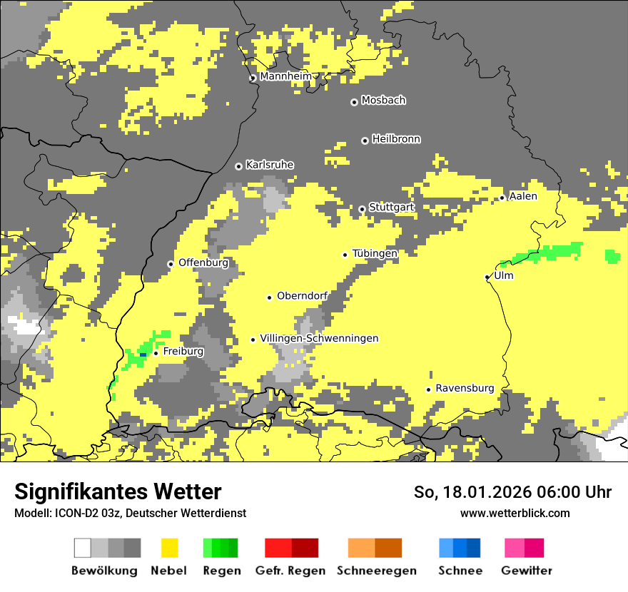 Signifikantes Wetter