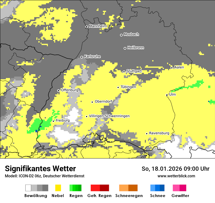 Signifikantes Wetter