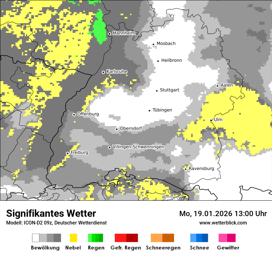 Signifikantes Wetter