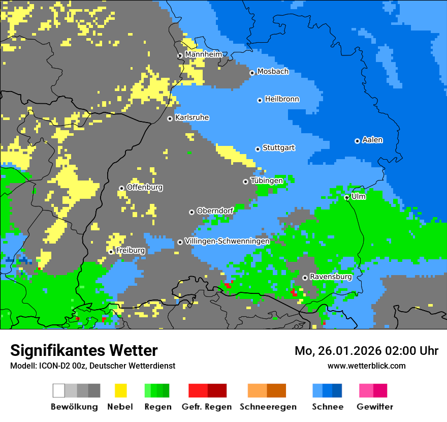 Signifikantes Wetter
