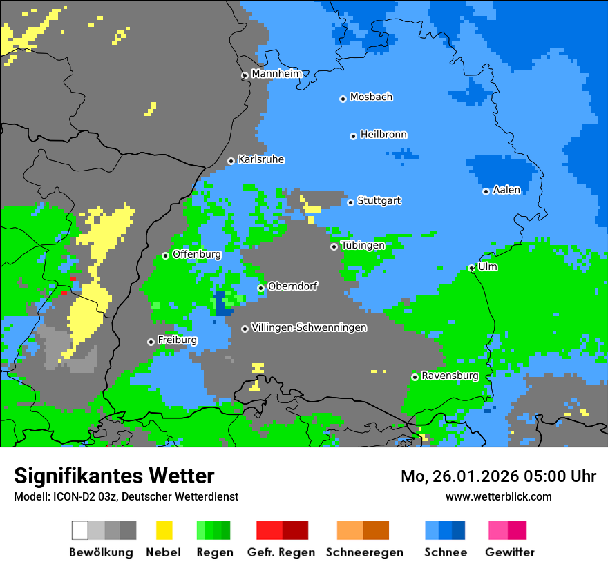 Signifikantes Wetter