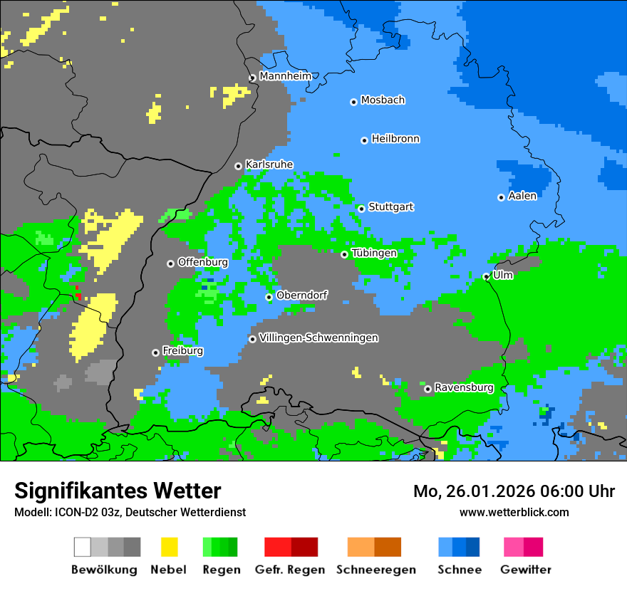 Signifikantes Wetter