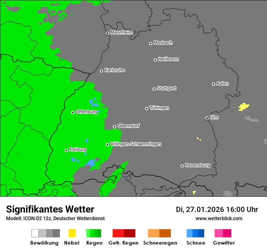 Signifikantes Wetter