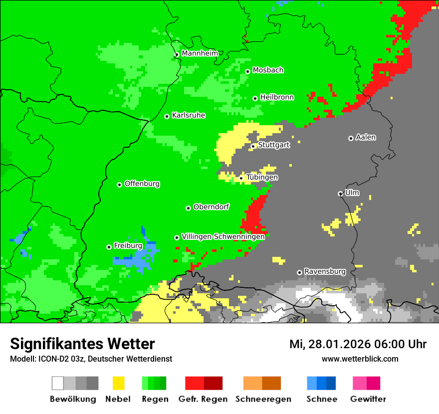 Signifikantes Wetter