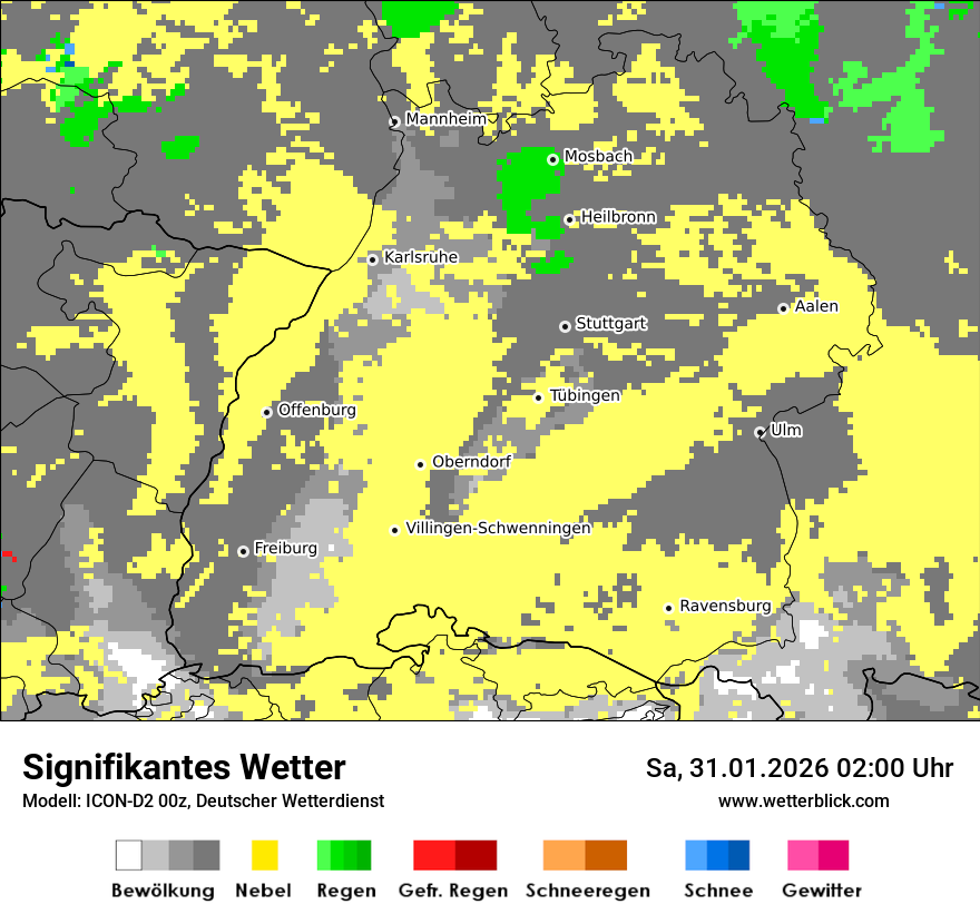 Signifikantes Wetter