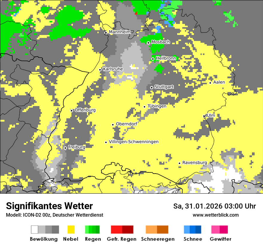 Signifikantes Wetter