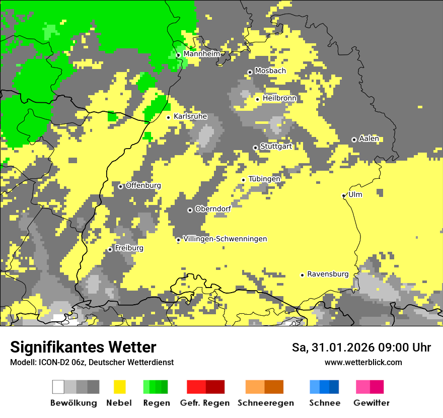 Signifikantes Wetter