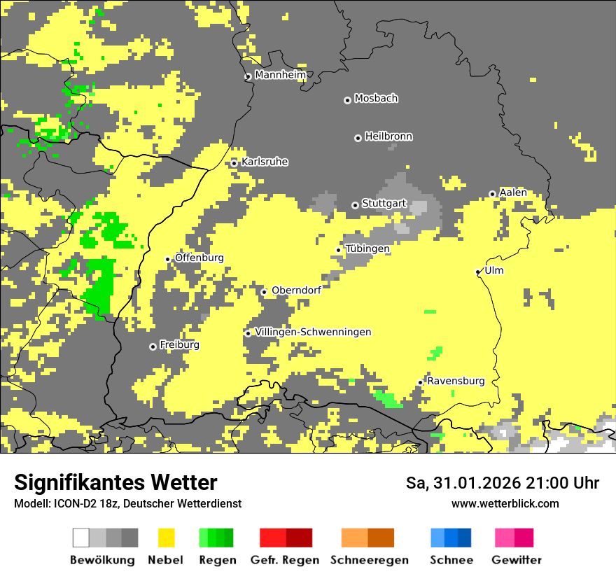 Signifikantes Wetter