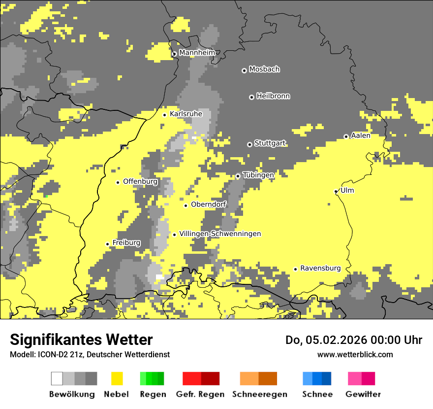 Signifikantes Wetter